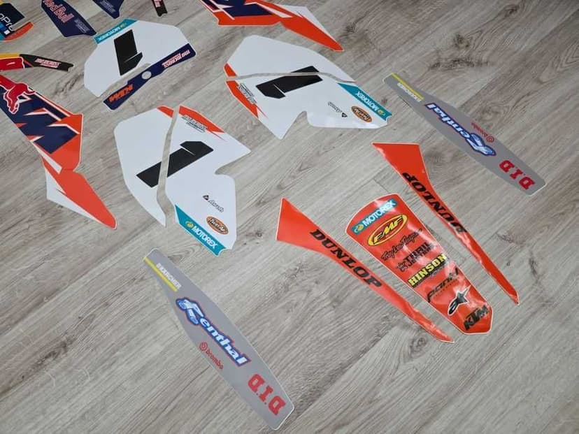 Okleina grafika KTM sx 65 r. 16-23 gruba ! 500 mikronów