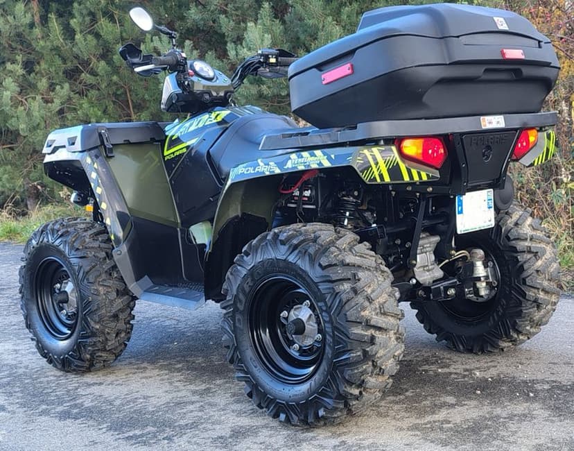 Polaris Sportsman 800  L7e 4x4  pług super quad