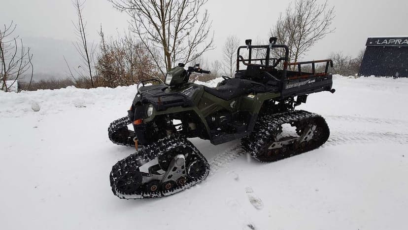 Gokart terenowy ratrak 6x6 Polaris sportsman gąsienice wszedolaz
