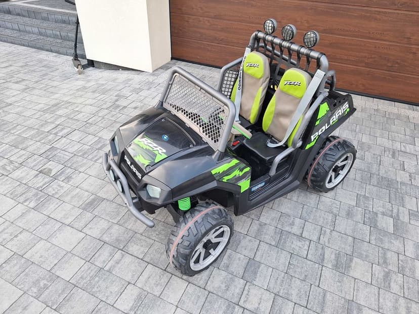 Peg Perego Polaris Ranger Rzr 24V Green Shadow Quad