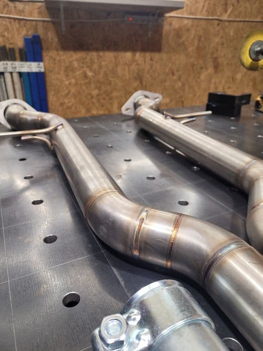 Środkowa sekcja muffler delete, przelot, Dodge Durango Jeep Cherokee