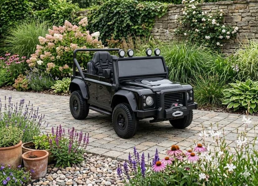 BAWIBUS.PL Autko na akumulator LAND ROVER DEFENDER jeep dla dzieci RC