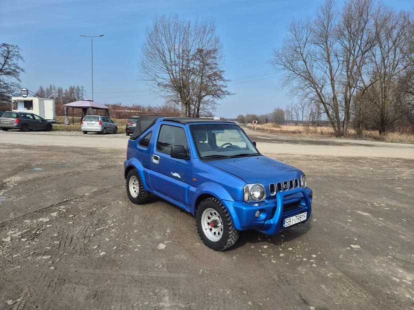 Suzuki Jimny 4x4 * 165-tys km przebieg * Cabrio * 1,3 benz 80KM * HAK