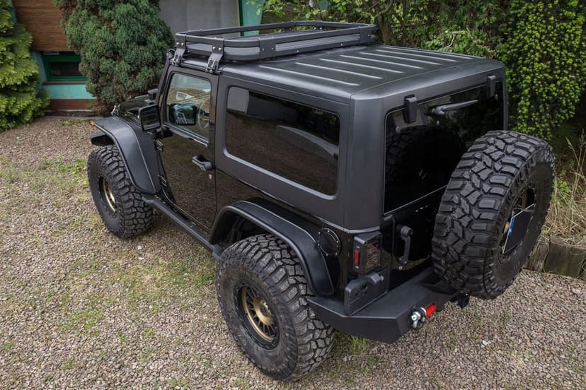 aluminiowy wyprawowy bagażnik dachowy jeep wrangler jk 2d 2007-2018