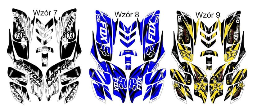 Naklejki Yamaha Raptor 660 okleina