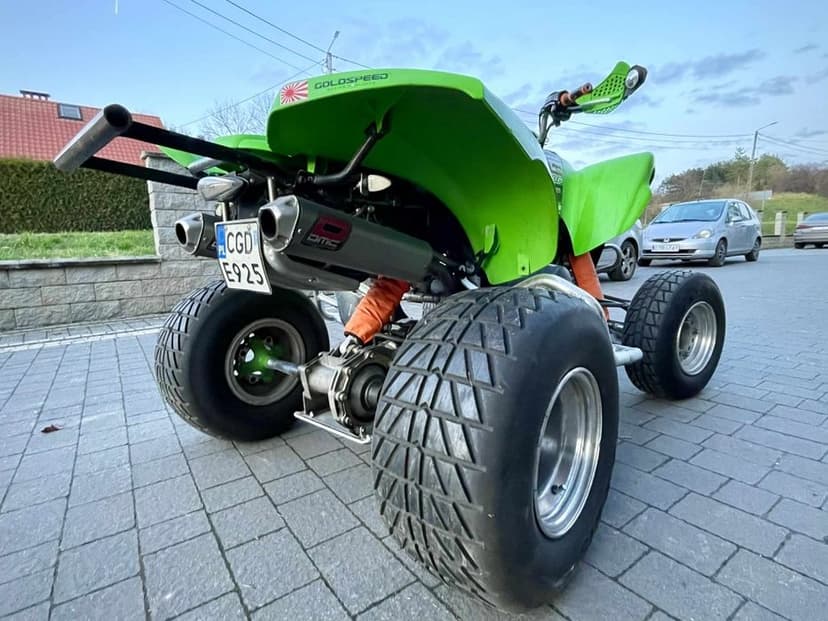 Quad Kawasaki kfx 700 60km zarejestrowany na 2 osoby Doinwestowany