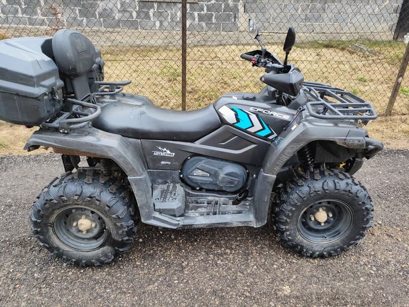 Cfmoto Cforce 450 LONG 4x4 Kufer Ledy Hak Wyciągarka Zarejestrowany T3