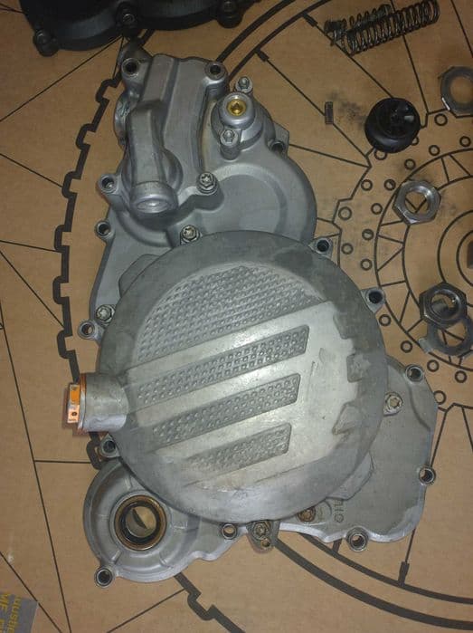 KTM SX 250 części polkarter membrana dekiel osłona