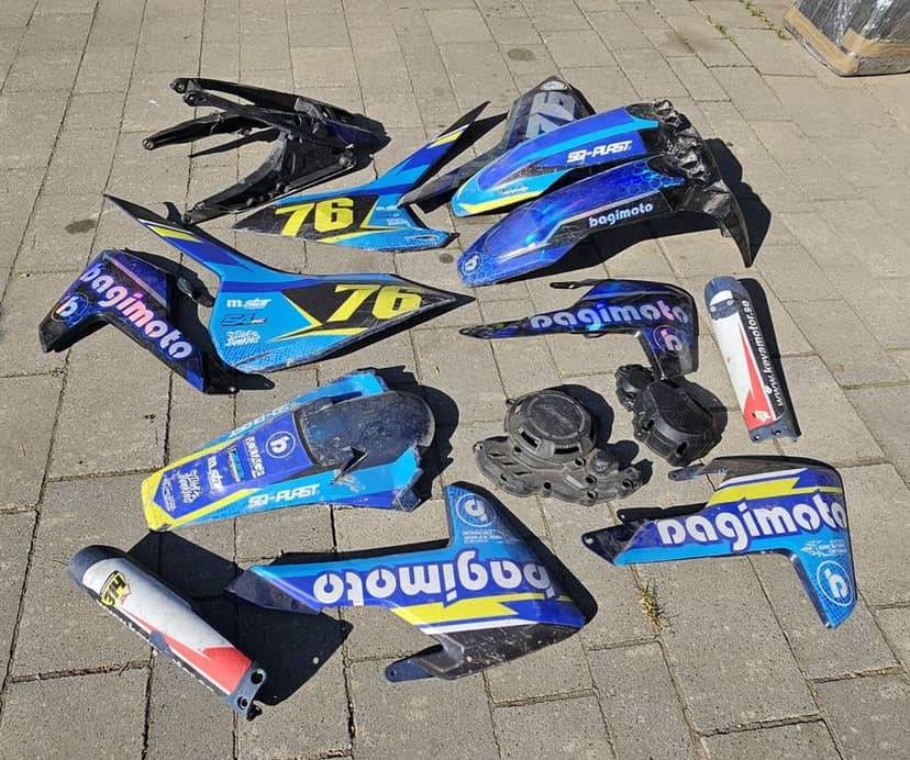 Husqvarna TE 350 FE 250 TC owiewki plastiki zbiornik 2019