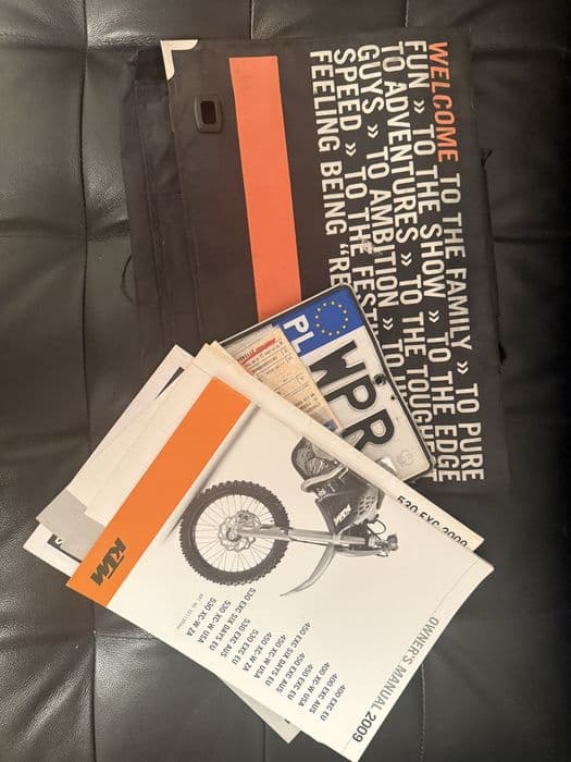 Ktm exc 530 enuduro supermoto duzo czesci