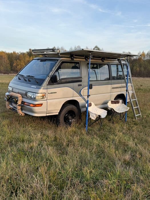 Mitsubishi L300 offroad camper 2.5td 4x4 reduktor 8-osobowy zamiana