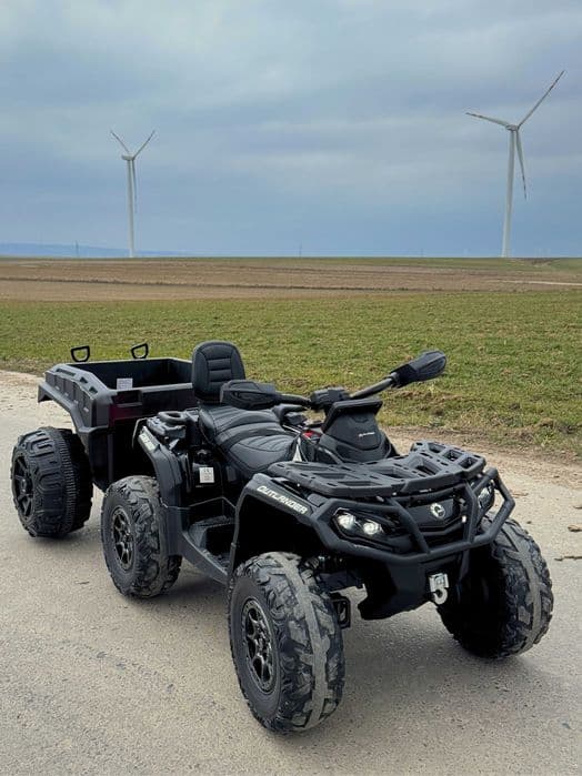 QUAD + PRZYCZEPA Can-am outlander 24V 4x200W DK-ca005 dla dzieci