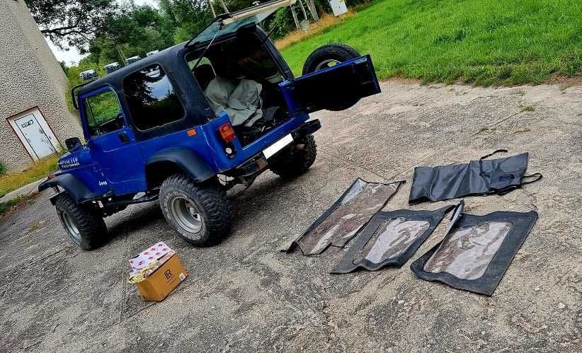 Jeep Wrangler 2,5 4x4 Hardtop 3 dachy lift zawieszenia wyciągarka rury