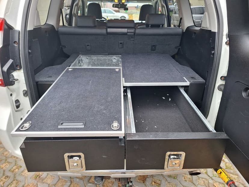 Zabudowa szufladowa Toyota Land Cruiser, Pajero, Jeep, Nissan