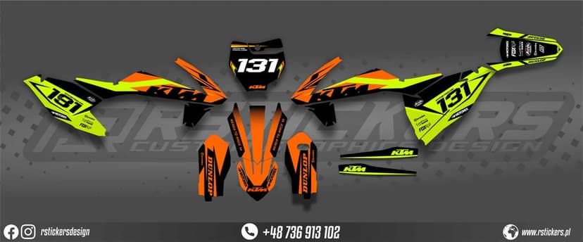Okleina KTM SX EXC