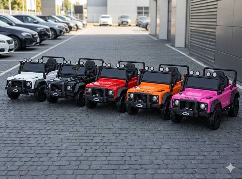 BAWIBUS.PL Autko auto samochód na akumulator LAND ROVER DEFENDER jeep