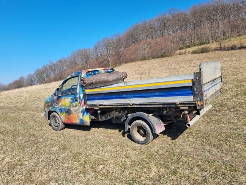 Wywrotka Hyundai h1, Iveco , zamiana