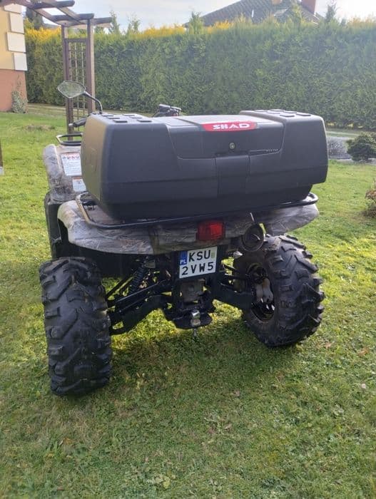Yamaha Grizzly 660 4x4, kufer, Homologacja Możliwy Transport