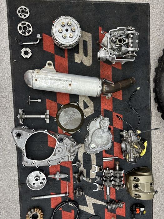 Dawca Części HONDA TRX450R  2005r. Głowica Silnik Skrzynia Stator Magneto Dekiel Moduł Cewka Instalacja