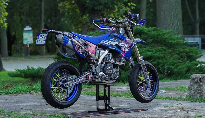 Yamaha WR450F – Supermoto – 2008 r. – gotowa do jazdy
