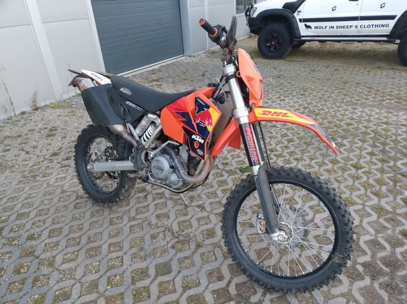 KTM 250F exc Racing, zarejestrowany