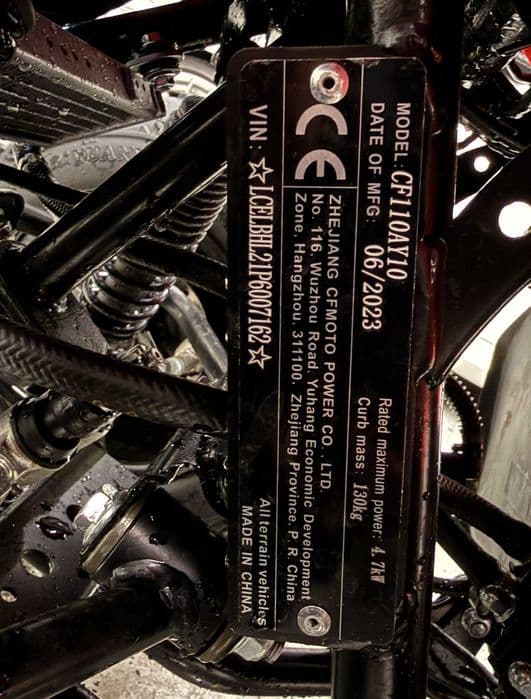 CF MOTO CFORCE 110 cm pojazd dla dzieci