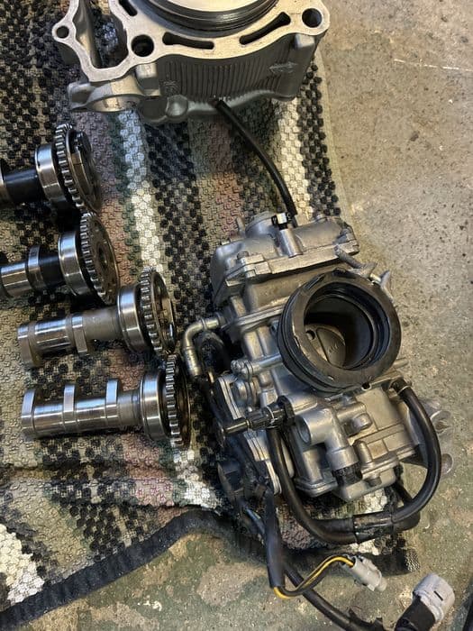 Yfz 450 czesci silnik okazja wyprzedaz garazowa