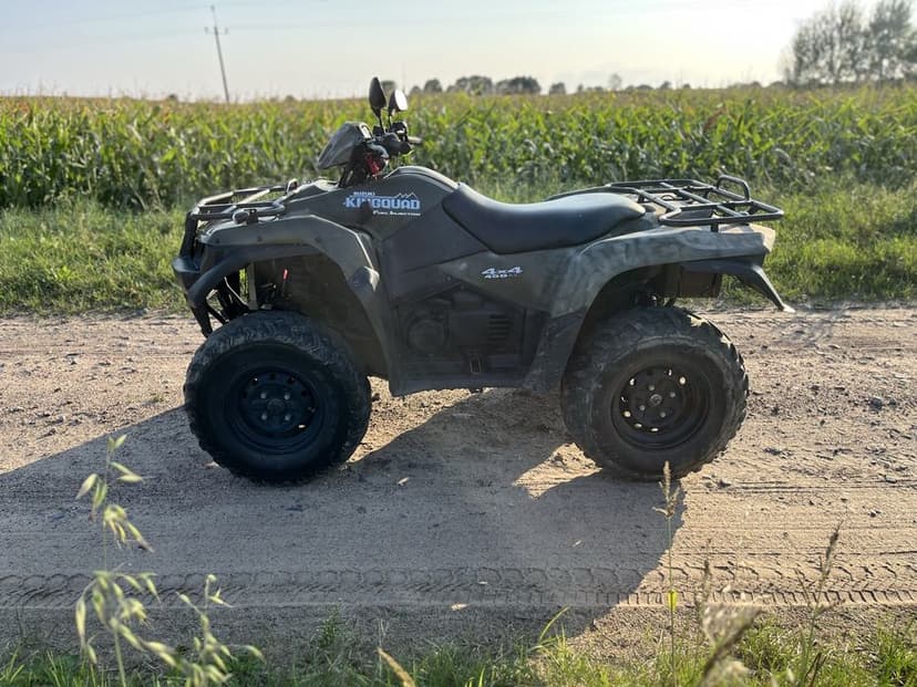 Suzuki kingquad 450 zarejestrowany 4x4 WTRYSK quad terenowy offroad