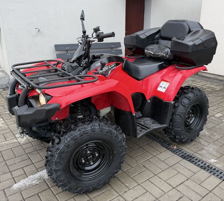 Yamaha Kodiak/Grizzly 450 FI 4x4 kufer Led wyciagarka Homologacja T3B