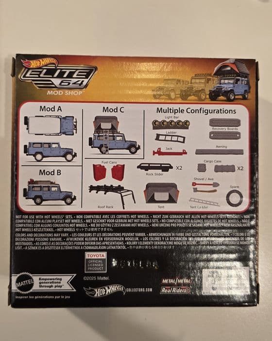 Hot Wheels Elite 64 Toyota Land Cruiser  FJ45 1982 Mod Shop