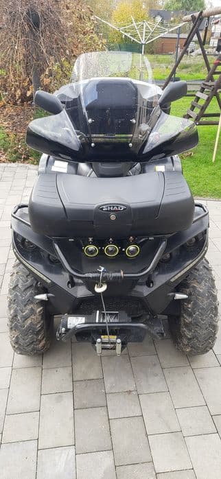 Quad Linhai 300 homologacja + kufey+ pług