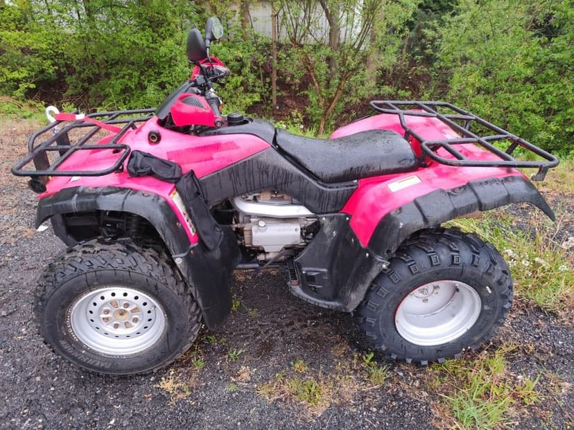 Honda Trx 350 Fourtrax 4X4 Quad Wyciągarka pług nie zniszczalny Transport hak