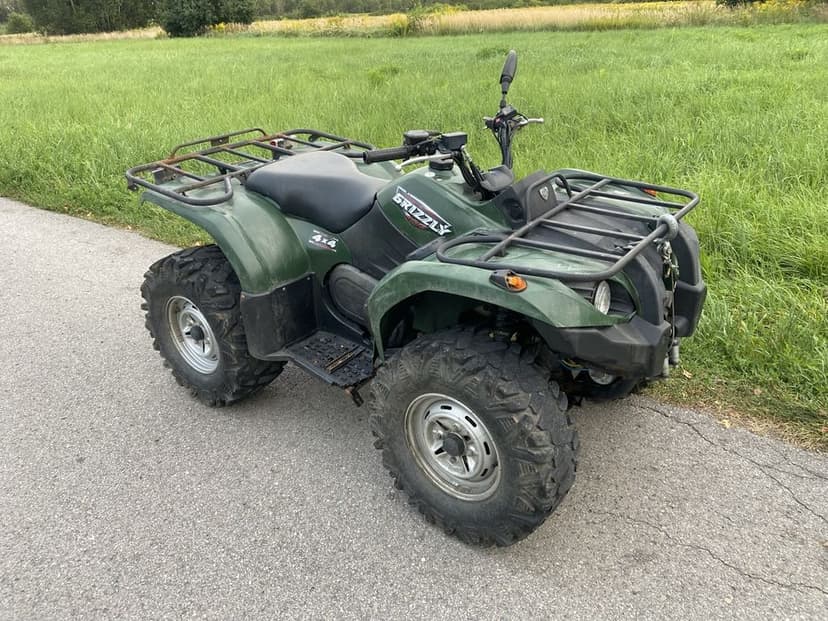 Silnik engine motor wariator sprzęgło kolektor wydech grizzly 450