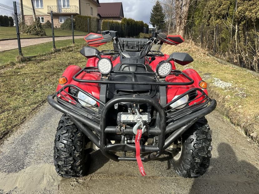 Yamaha Grizzly 700 Zarejestrowana 4x4 blokada Pług Mega doposażony hak