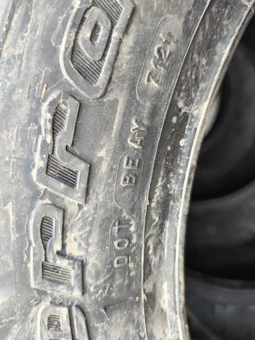 Opony terenowe 255/70R18 BF Goodrich All-terrain Toyota Hilux