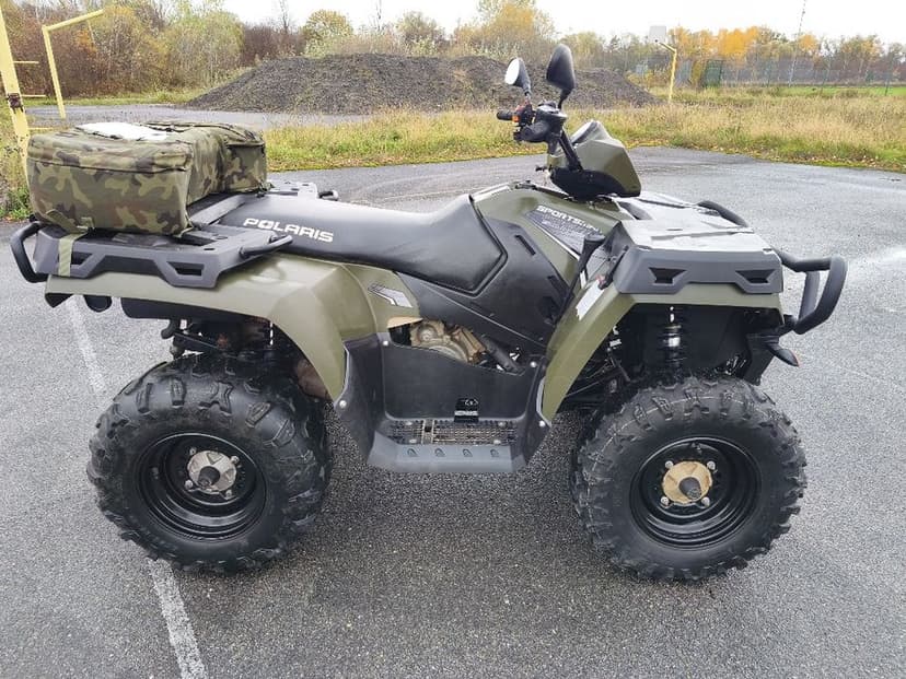 Polaris Sportsman 500 Forest 4x4 Homologacja, pług