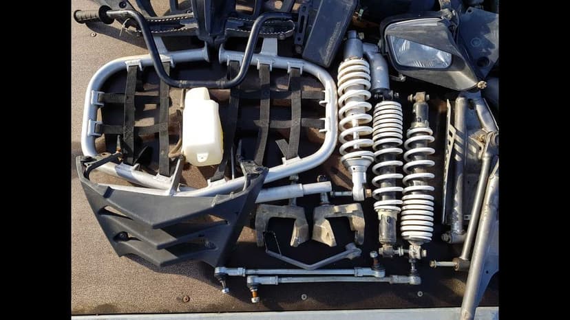 kawasaki kfx 700 wahacz os piasta siedzenie skrzynia magneto