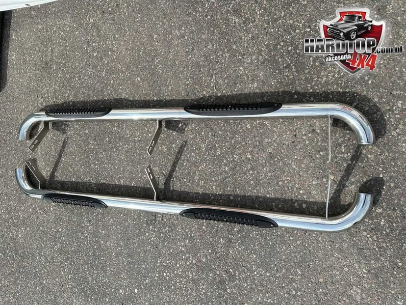 PROGI Stopnie Boczne Toyota Hilux STAL NIERDZEWNA Orurowanie