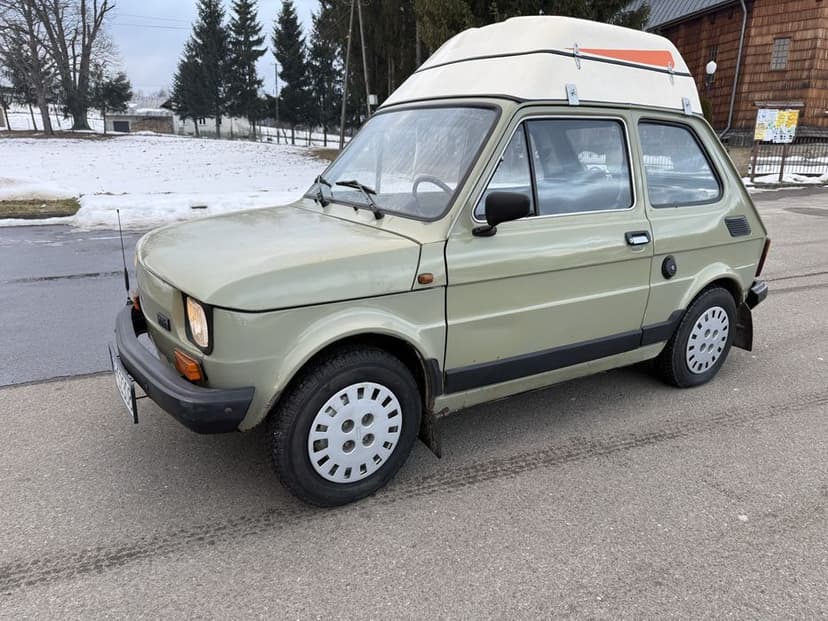 Fiat 126p 650E – oryginał, kapliczka, dodatki możliwa zamiana za quad