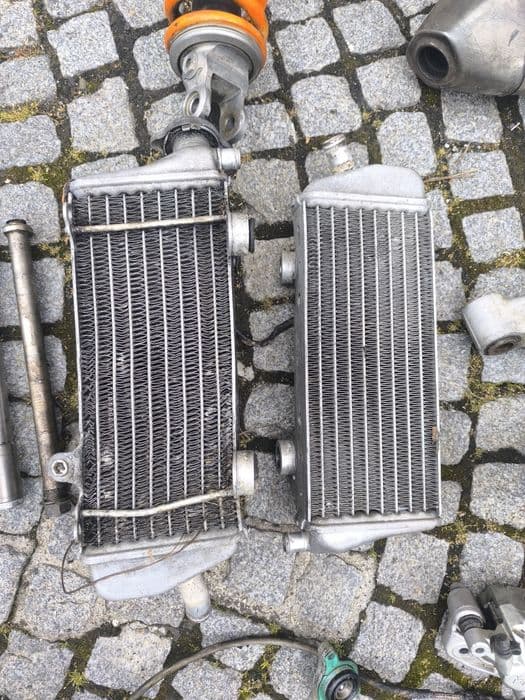 Ktm Exc-r 450 Wydech Gaźnik Ośki Pompy Amor Zacisk Chłodnica Wysprzęglik Chłodnica Kolektor Pakiet