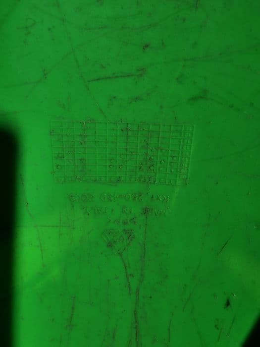 Kawasaki kx 250 F osłona błotnik tył owiewka panel
