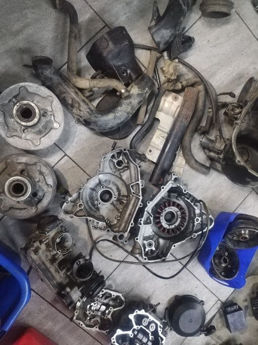 Kawasaki Brute force kvf 750 650 głowica wałek ślizgi dekiel sprzęgło