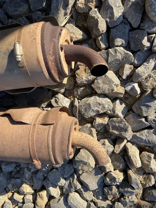 Wydech tłumnik kolektor wydechowy Yamaha grizzly 550/700 kodiak 700