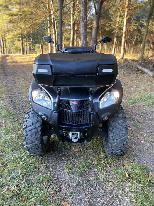 Quad Kymco MXU IRS 500 DX 4x4  zarejestrowany sprowadzony. Ładny stan.