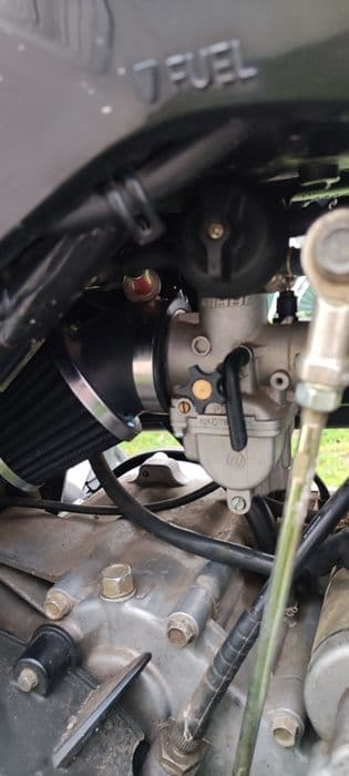 Quad Kymco Maxxer 250 homologacja L7e kat. B biały 2010 rok kxr mxu