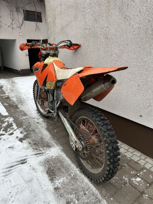 Ktm sx520  dokumenty z remontu są