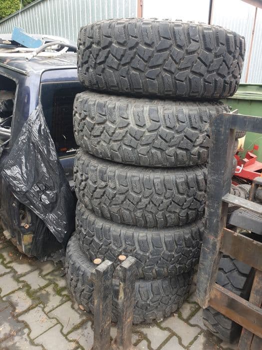 Koła Opony 35x12.5 r16 5 sztuk Discovery felgi 6x139.7 STT PRO nissan patrol 315/75r16