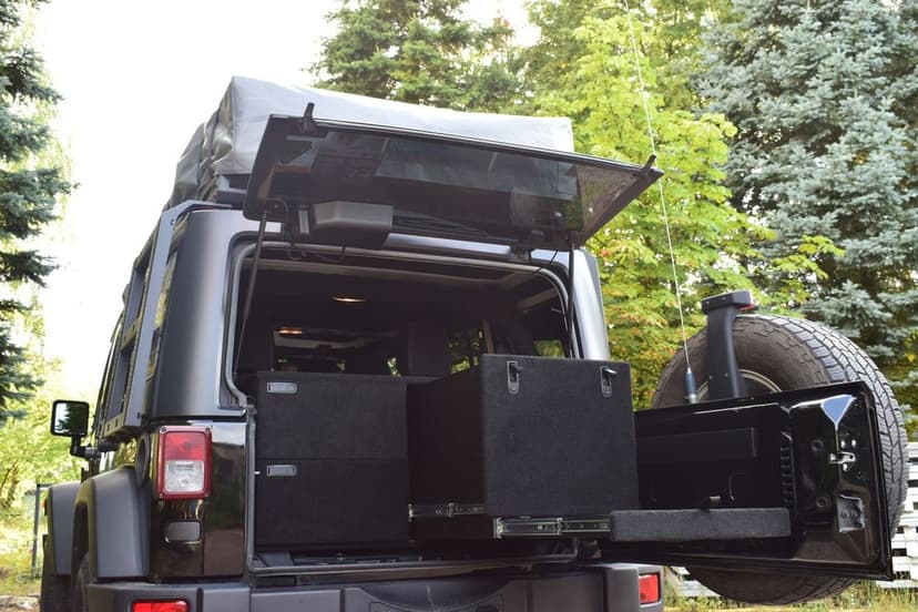 JEEP WRANGLER zabudowa wyprawowa