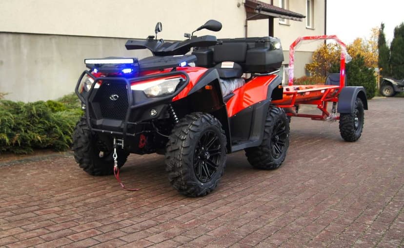 QUAD CFmoto 520 Kymco QJmotor dla Straży Pożarnej Ratowniczy PSP OSP