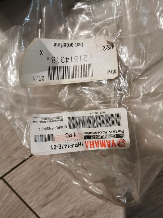 Yamaha grizzly kodiak osłona owiewka dolna ramy silnika slizg